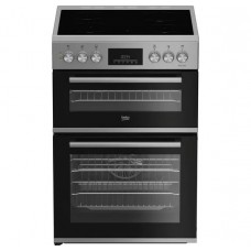 Beko FDC6731S 60cm Electric Cooker with Double Ovens, Grill, Ceramic Hob Beko FDC6731S 60cm Electric Cooker with Double Ovens, Grill, Ceramic Hob