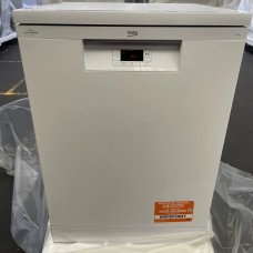 Beko BDFN15330W 60cm Full Size Freestanding Dishwasher, 13 places, 5 Programs