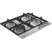 Beko HIAW64225SX - 60cm wide 4 Burner Gas Hob with Wok Burner, Auto Ignition Beko HIAW64225SX - 60cm wide 4 Burner Gas Hob with Wok Burner, Auto Ignition