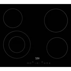 Beko HIC64402T 60cm 4 Zone Ceramic Hob - LED Display, Touch Control, Timer