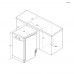 Candy CDPH2L1049B 45cm Freestanding Slimline Dishwasher 10 Place Settings