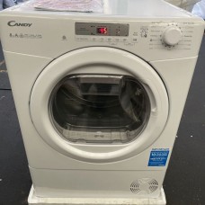 Candy CHPH8A2DE Heat Pump Condenser Tumble Dryer 8kg Load, Sensor Drying, A++
