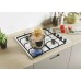 Candy CHW6LX - 60cm wide 4 Burner Gas Hob with Side Controls, Auto Ignition
