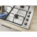 Candy CHW6LX - 60cm wide 4 Burner Gas Hob with Side Controls, Auto Ignition
