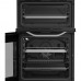 Hotpoint HDE5VDCW 50cm Electric Cooker, Electric Oven, Grill, 4 Zone Ceramic Hob