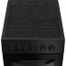 Hotpoint HTE5VCB 50cm Electric Cooker, Electric Oven, Grill, 4 Zone Ceramic Hob