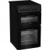 Hotpoint HTE5VCB 50cm Electric Cooker, Electric Oven, Grill, 4 Zone Ceramic Hob