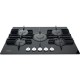 Hotpoint FTGHG751DHBK 75cm 5 Burner Direct Flame Gas Glass Hob Cast Iron Support Hotpoint FTGHG751DHBK 75cm 5 Burner Direct Flame Gas Glass Hob Cast Iron Support