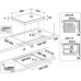 Hotpoint TS5760FNE 60cm 'Dual-Zone' Induction Hob - LED, Touch Controls, Timer