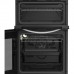 Indesit ITE5VMW 50cm Electric Cooker, Electric Oven, Grill, 4 Zone Ceramic Hob