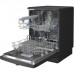 Indesit D2FHK26B UK 60cm Full Size Free Standing Dishwasher, 13 places, 5 Progs