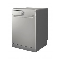 Indesit D2FHK26S UK 60cm Full Size Free Standing Dishwasher, 13 places, 5 Progs