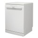 Indesit D2FHK26 UK 60cm Full Size Free Standing Dishwasher, 13 places, 5 Progs